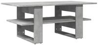 vidaXL Couchtisch Couchtisch Betongrau 102x55x42 cm Holzwerkstoff (1-St)