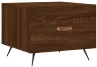 vidaXL Couchtisch Couchtisch Braun Eichen-Optik 50x50x40 cm Holzwerkstoff (1-St)