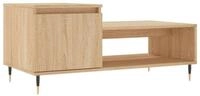vidaXL Couchtisch Couchtisch Sonoma-Eiche 100x50x45 cm Holzwerkstoff (1-St)
