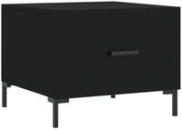 vidaXL Couchtisch Couchtisch Schwarz 50x50x40 cm Holzwerkstoff (1-St)