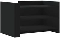 vidaXL Couchtisch Couchtisch Schwarz 80x50x50 cm Holzwerkstoff (1-St)