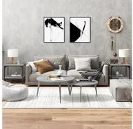 vidaXL Couchtisch vidaXL Beistelltische 2 Stk. Grau Sonoma 40x40x40 cm...
