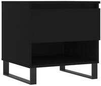 vidaXL Couchtisch Couchtisch Schwarz 50x46x50 cm Holzwerkstoff (1-St)