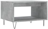 vidaXL Couchtisch Couchtisch Betongrau 60x50x40 cm Holzwerkstoff (1-St)