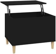 vidaXL Couchtisch Couchtisch Schwarz 60x44,5x45 cm Holzwerkstoff (1-St)