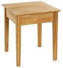 HAKU Beistelltisch Beistelltisch eiche - Sofatisch Massivholz - B 45 x H 52 x T...