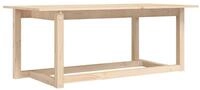 vidaXL Couchtisch Couchtisch 110x55x45 cm Massivholz Kiefer (1-St)