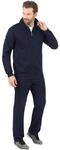 Jogginganzug TRIGEMA "TRIGEMA Jogginganzug", Herren, Gr. M, blau (navy), Sweatware,