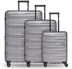 Bergpfeil Kofferset Travel 4-Rollen Kofferset 3-tlg. mit Dehnfalte, (Set)