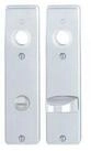 HOPPE Rosette Hoppe Kurzschild-Paar 202KP Alu. F1 Bad SK/OL