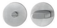 HOPPE Rosette Schl&uuml;sselrosetten-Paar E849NS VA F69 Schildst.2mm SK/OL rd.HOPPE