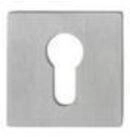 HOPPE Rosette Schl&uuml;sselrosetten-Paar E848NS VA F69 Schildst.2mm PZ quad.HOPPE