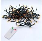 Spetebo Lichterkette Lichterkette mit 200 LED in warm wei&szlig; - 19,9 m,...