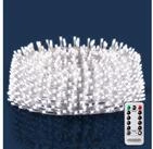 monzana Lichterkette, Regenlichterkette Fernbedienung 15m 400 LED kaltwei&szlig; IP44