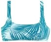 LASCANA ACTIVE Bustier-Bikini-Top Coal, im Mustermix aus Palmen und Streifen