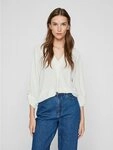 Vila Blusenshirt VIJOSA 3/4 V-NECK TOP - NOOS