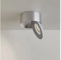 s.luce LED Deckenstrahler Santa Neo schwenkbar & dimmbar Aluminium/Wei&szlig;,