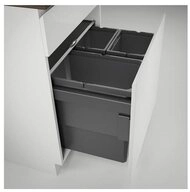 Naber Einbaum&uuml;lleimer Cox&reg; Base 460 S/600-3, anthrazit, H 460 mm
