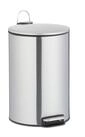 relaxdays M&uuml;lleimer Edelstahl Treteimer 12 Liter