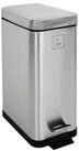 SVITA M&uuml;lleimer STM10, Treteimer, Softclose-Funktion, 18L, Edelstahl, Silber