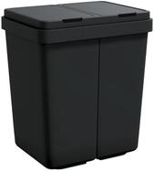vidaXL M&uuml;lleimer Duo M&uuml;lleimer Anthrazit 2x25 L