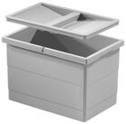 Hailo Einbaum&uuml;lleimer Hailo Inneneimer 1073979 mit Deckel 350 x 226 x 220 mm 2