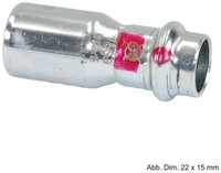Viega Wasserrohr Viega Prestabo Reduzierst&uuml;ck, Modell 1115.1, 35-28 mm