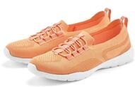 Sneaker LASCANA "Slipper, Halbschuh, Slip-On-Sneaker", M&auml;dchen, Gr. 35, orange