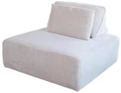 KAWOLA Hocker WIOLO SOFT, Polsterhocker Cord mit R&uuml;ckenkissen verschiedene...