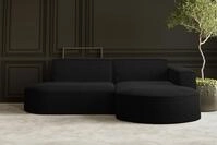 Kaiser M&ouml;bel Ecksofa Designer MODENA STUDIO L stoff Verita, Ecksofa, Cord Sofa,