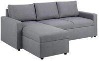 ebuy24 Schlafsofa Sander Schlafsofa mit Ottomane, Aufbewahrung und A