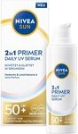 Nivea Sun Sonnenschutzpflege NIVEA SUN UV Gesicht 2in1 Primer Serum LSF 50+,
