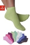 H.I.S Kurzsocken (Packung, 10-Paar) mit verst&auml;rkter Ferse und Spitze