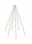 Spetebo LED-Lichternetz LED Fahnenmast Lichterkette 120 LED, 120-flammig,