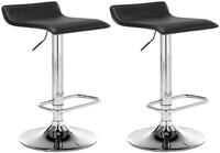 CLP Barhocker Dyn Kunstleder (Set, 2 St., 2er), h&ouml;henverstellbar & drehbar