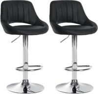 CLP Barhocker Milet Kunstleder (Set, 2er), Kunstleder, h&ouml;henverstellbar und drehbar