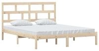 vidaXL Bett Massivholzbett Kiefer 160x200 cm