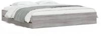vidaXL Bettgestell, Bettrahmen mit Schubladen Grau Sonoma 160x200 cm...
