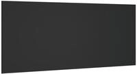 vidaXL Bett Kopfteil Schwarz 200x1,5x80 cm Holzwerkstoff (1-tlg)