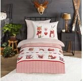 TRAUMSCHLAF Bettw&auml;sche Fuchs Hase, Flanell, 2 teilig, besonders weich und warm