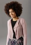 Bolero ANISTON SELECTED, Damen, Gr. 34, rosa (altrosa), Feinstrick, Obermaterial: 95%