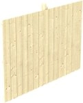 Skanholz Carport-R&uuml;ckwand, BxH:341x220 cm, aus Deckeschalung 20x120mm