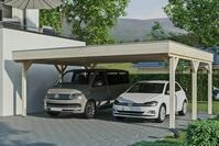 Skanholz Doppelcarport Grunewald, BxT: 622x554 cm, 590 cm Einfahrtsh&ouml;he, mit