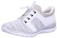 Rieker weiss rauch Slipper