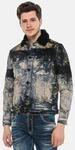 Jeansjacke CIPO & BAXX "Cipo & Baxx Jacke", Herren, Gr. L, schwarz,...