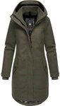 Ragwear Wintermantel Jannisa Coat Klassischer Damen Kurzmantel mit Kapuze