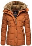 Marikoo Winterjacke Nekoo stylische Damen Steppjacke mit gro&szlig;er Kapuze