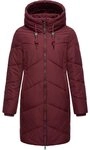 Ragwear Steppmantel Novista Stylischer Wintermantel mit zick zack Muster und gro&szlig;er