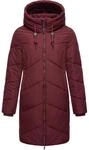 Steppmantel RAGWEAR "Steppmantel Novista", Damen, Gr. XS, rot (wine rot),