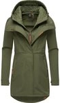 Ragwear Softshellmantel Ybela sportliche, gef&uuml;tterte Outdoorjacke mit Kapuze